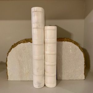 Decorative Marble Books with Bookends